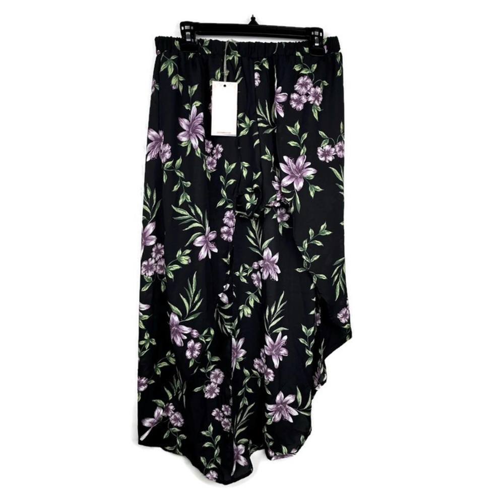 Blashe Women’s Black Floral Skort W/Tag Size M